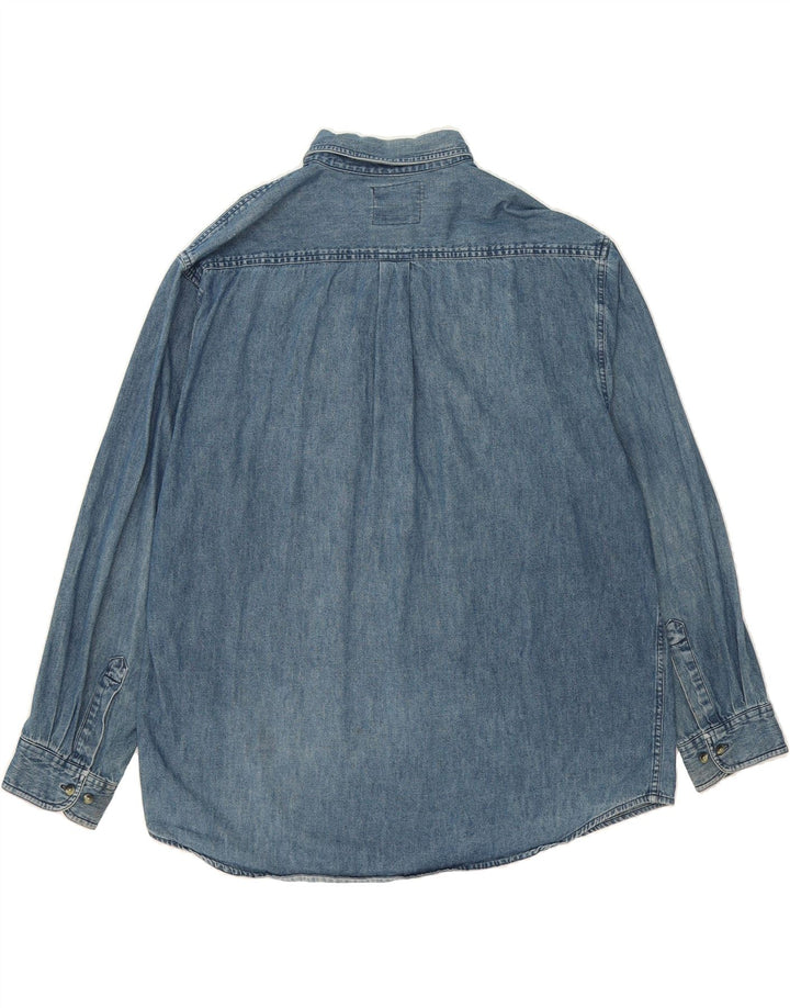 WRANGLER Mens Denim Shirt Large Blue Cotton Vintage Wrangler and Second-Hand Wrangler from Messina Hembry 