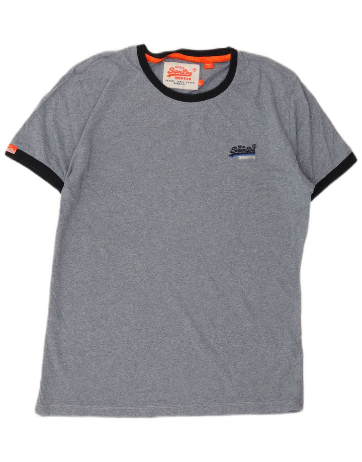 Ανδρικό μπλουζάκι Superdry Μπλουζάκι μεγάλο μπλε βαμβακερό