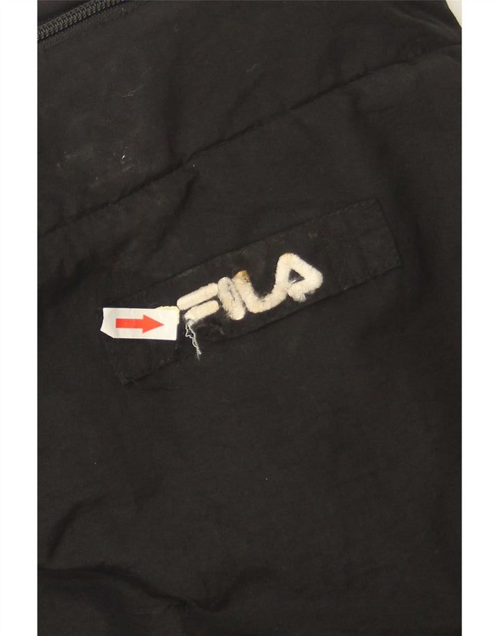 Fila Ανδρικό μπουφάν με κουκούλα UK 40 Large Black Polyamide