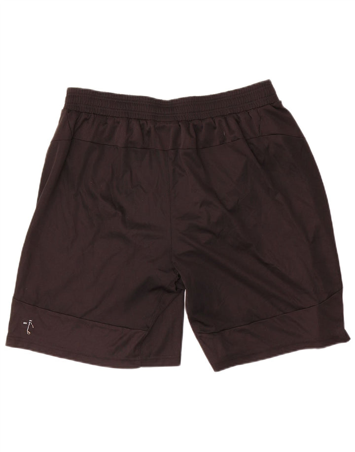 Puma Ανδρικό BVB Dortmund γραφικό αθλητικό σορτς μεγάλο μαύρο πολυεστέρα