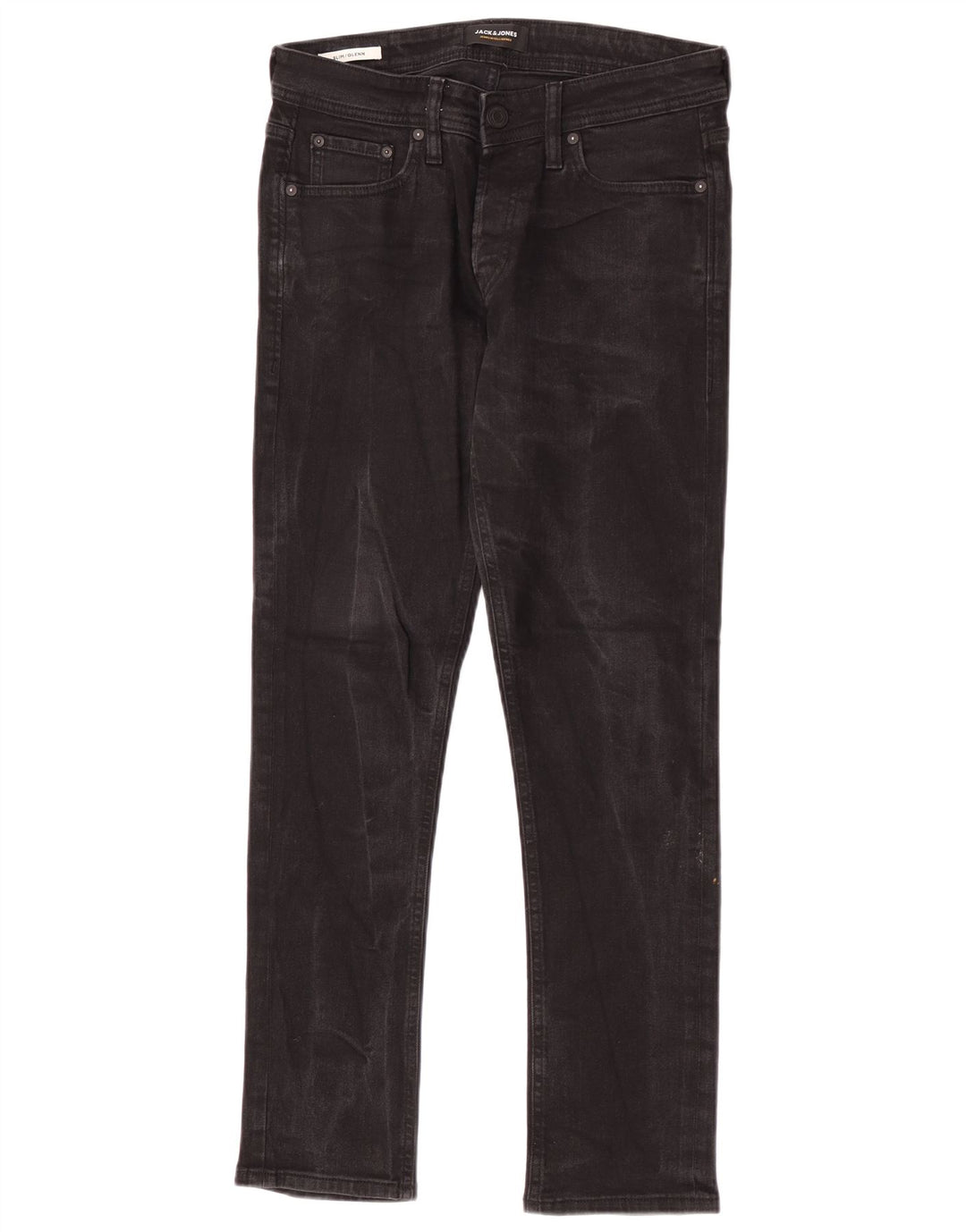 Jack & Jones Ανδρικό τζιν GLENN Slim W30 L30 μαύρο βαμβακερό