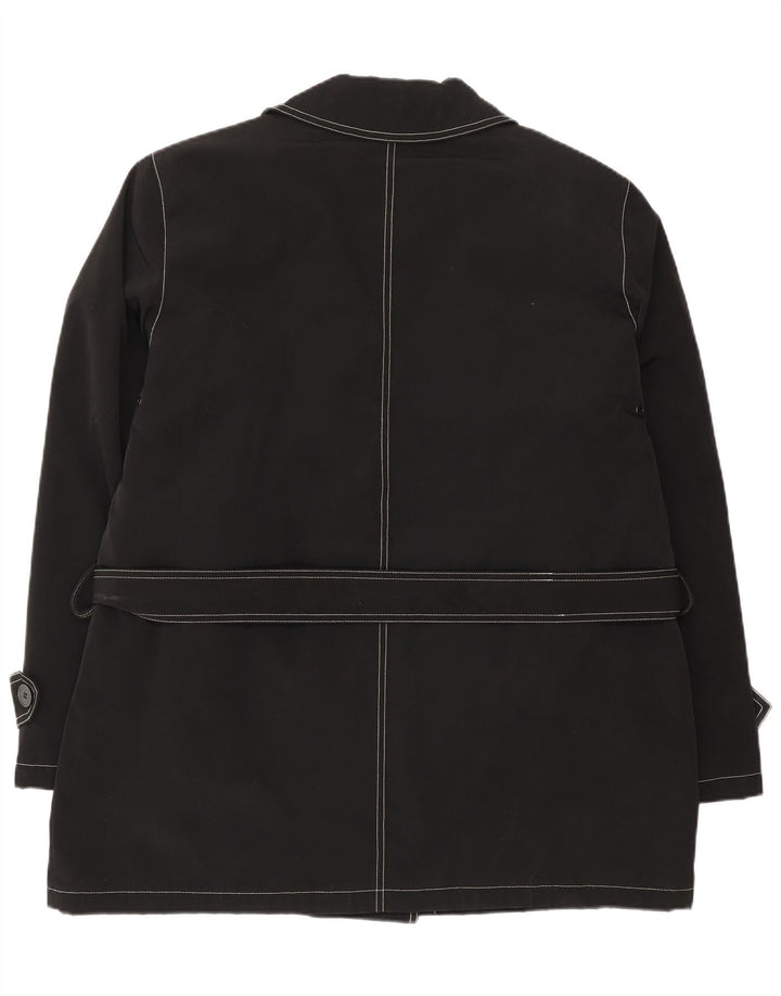 Esprit Womens Sherpa Pea Coat UK 18 XL Μαύρος Πολυεστέρας