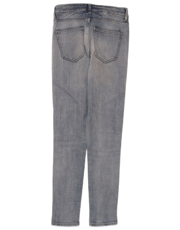 Zara Γυναικείο Ψηλό Κομμένο Τζιν EU 38 XS W26 L28 Μπλε