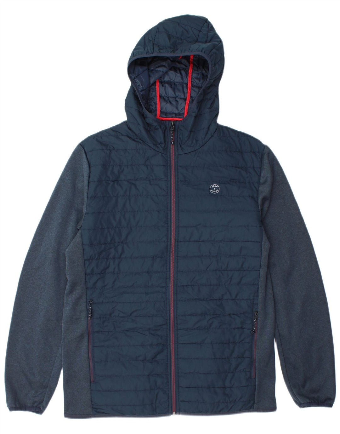 Jack & Jones Ανδρικό μπουφάν με κουκούλα UK 38 Medium Navy Blue