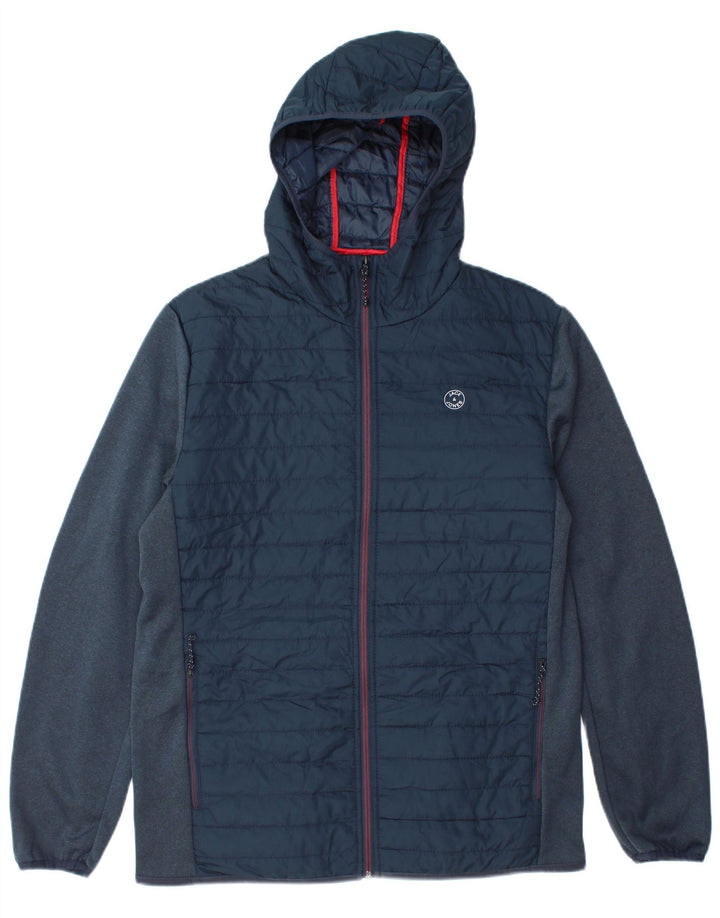 Jack & Jones Ανδρικό μπουφάν με κουκούλα UK 38 Medium Navy Blue