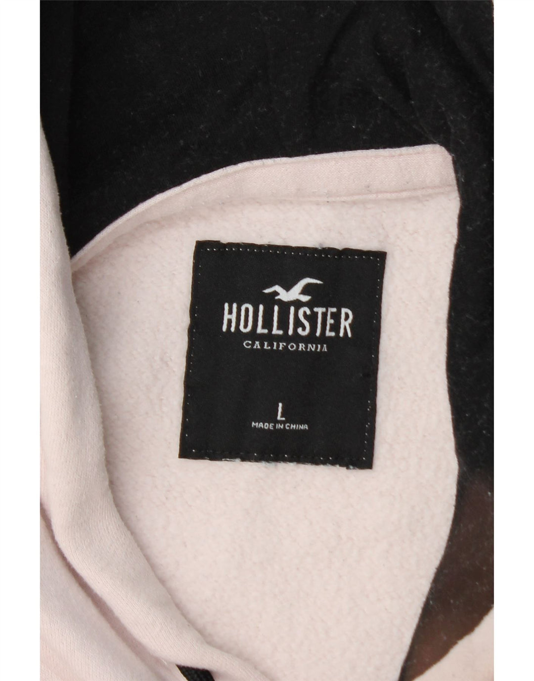 HOLLISTER Ανδρικό γραφικό μπλουζάκι με κουκούλα σε μεγάλο λευκό χρώμα, βαμβακερό