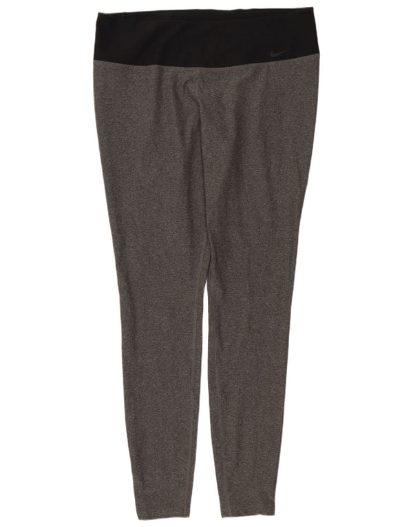 Γυναικείο κολάν NIKE Dri Fit UK 18 XL Grey Polyester