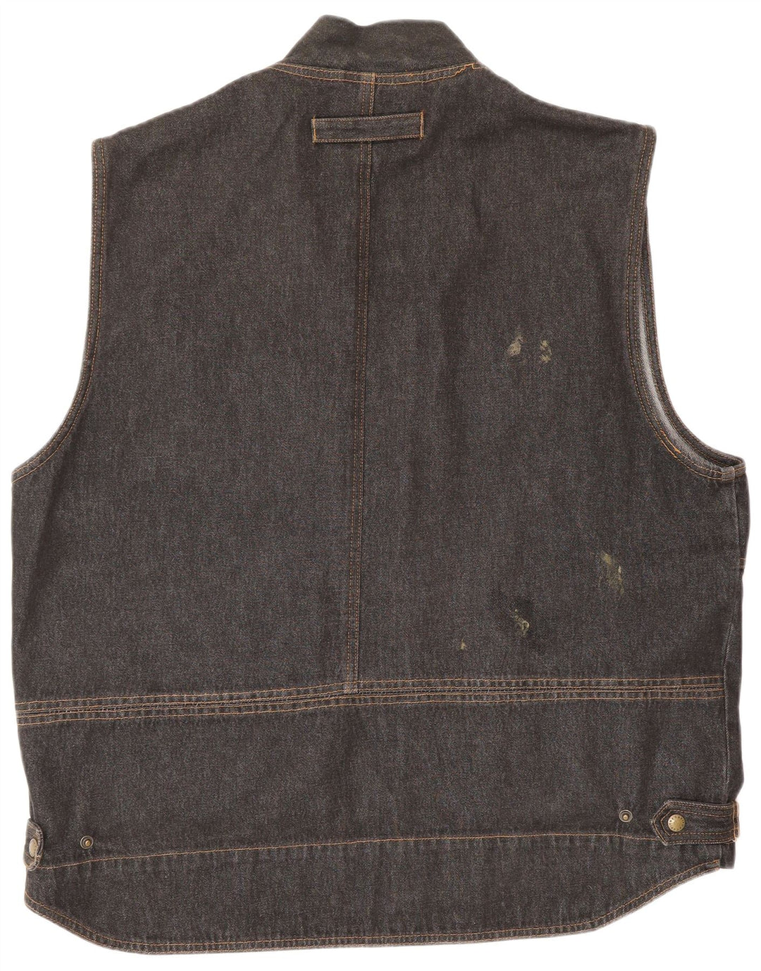VINTAGE Ανδρικό Τζιν Gilet IT 52 XL Γκρι Βαμβακερό