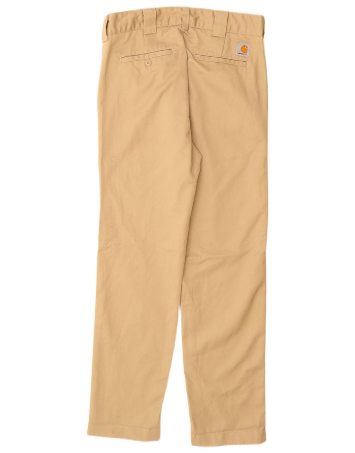 CARHARTT Ανδρικό Slim παντελόνι Chino W28 L30 Beige Polyester