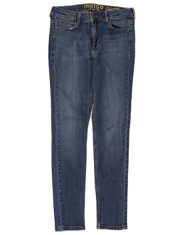 Marks & Spencer Γυναικεία Skinny Jeans UK 12 Medium W30 L29 Blue Cotton