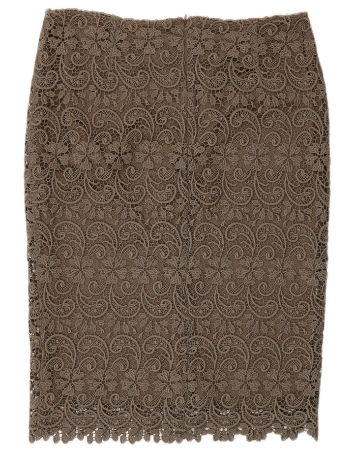 Marks & Spencer Γυναικεία ίσια φούστα Autograph UK 12 Medium W30 Khaki