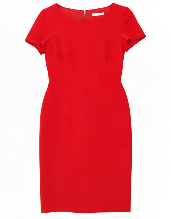 Marks & Spencer Γυναικείο φόρεμα με θήκη UK 8 Small Red Polyester