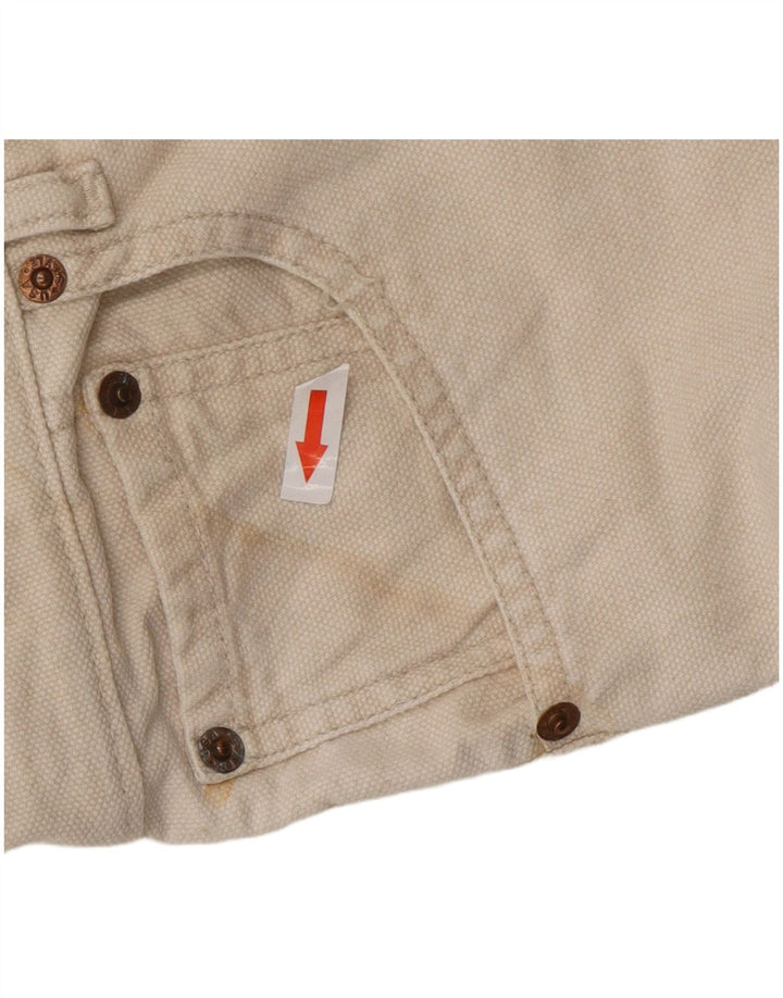 LEVI'S Mens 501 Straight Casual Παντελόνι W32 L30 Λευκό