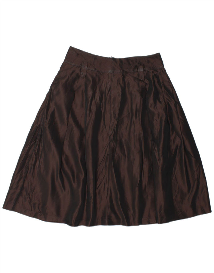 Zara Γυναικεία φούστα A-Line Medium W28 Brown Rayon