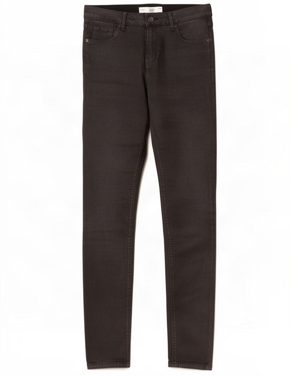 Topshop Γυναικεία Jamie Skinny Jeans W30 L31 Μαύρο βαμβακερό