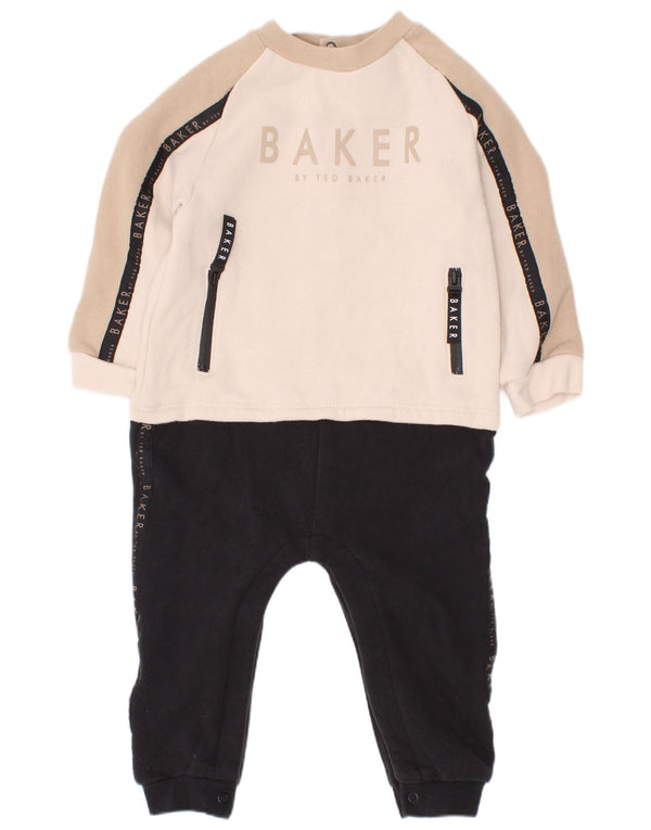 Ted Baker Baby Boys Graphic Jumpsuit 12-18 Months Πολύχρωμο Colourblock