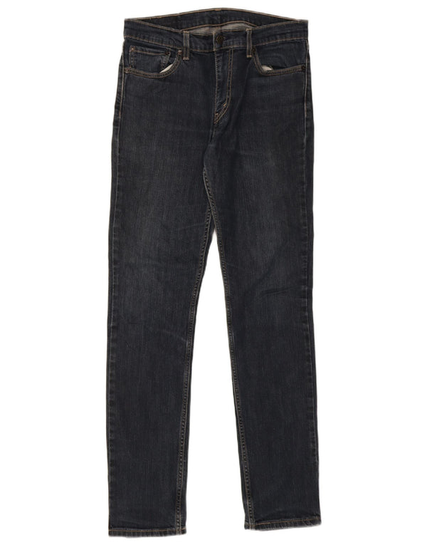Levi's Mens 511 Slim Jeans W32 L34 Navy Blue Cotton