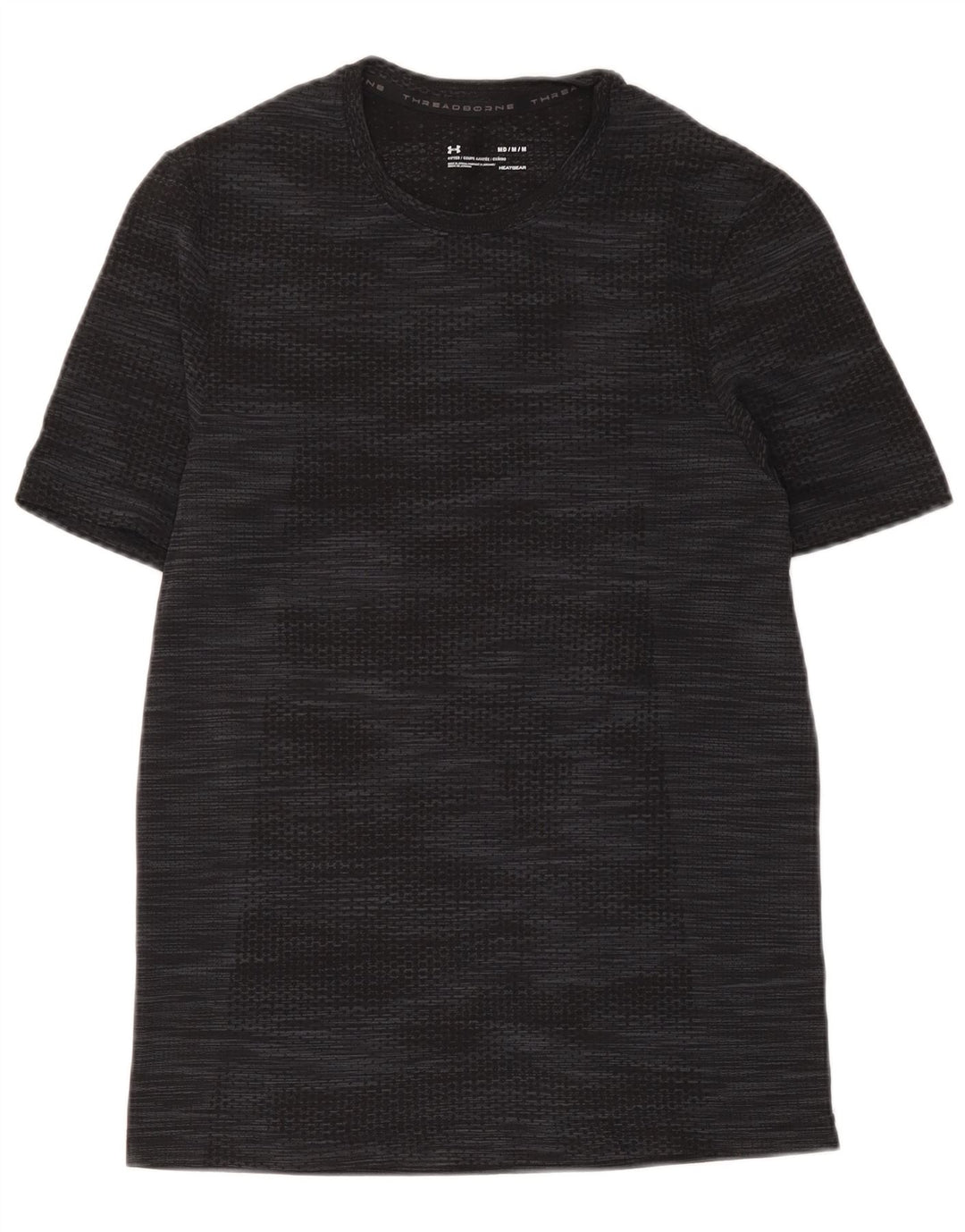 Ανδρικό μπλουζάκι Under Armour Heat Gear Top Medium Black Flecked