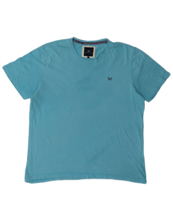 Ανδρικό T-Shirt Crew Clothing Top XL Blue Cotton