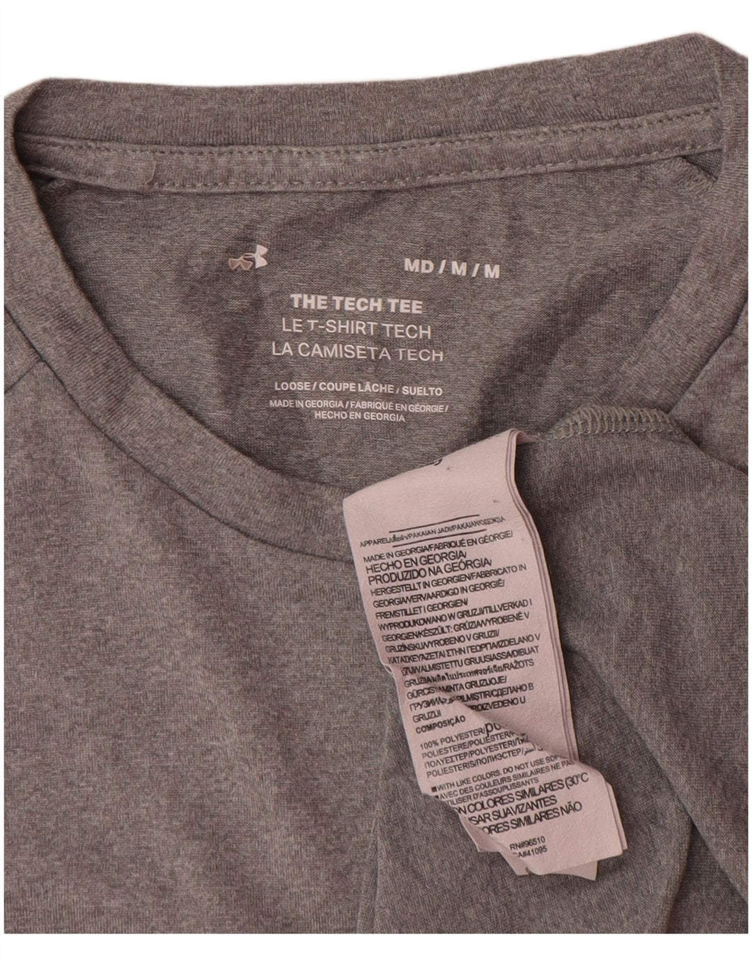 Ανδρικό T-Shirt Under Armour Top Medium Grey Polyester
