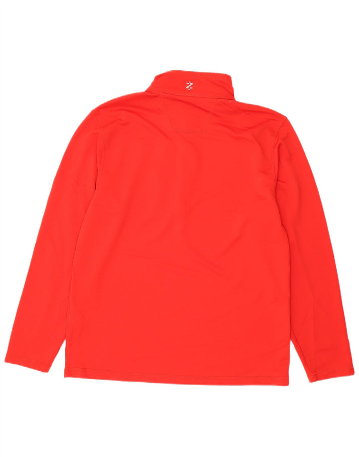 Ανδρική φόρμα πουλόβερ με φερμουάρ Izod Top Medium Red Polyester