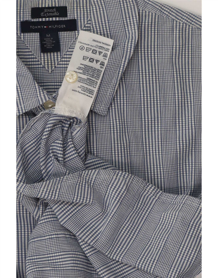 Tommy Hilfiger Γυναικείο πουκάμισο UK 14 Medium Blue Check Cotton