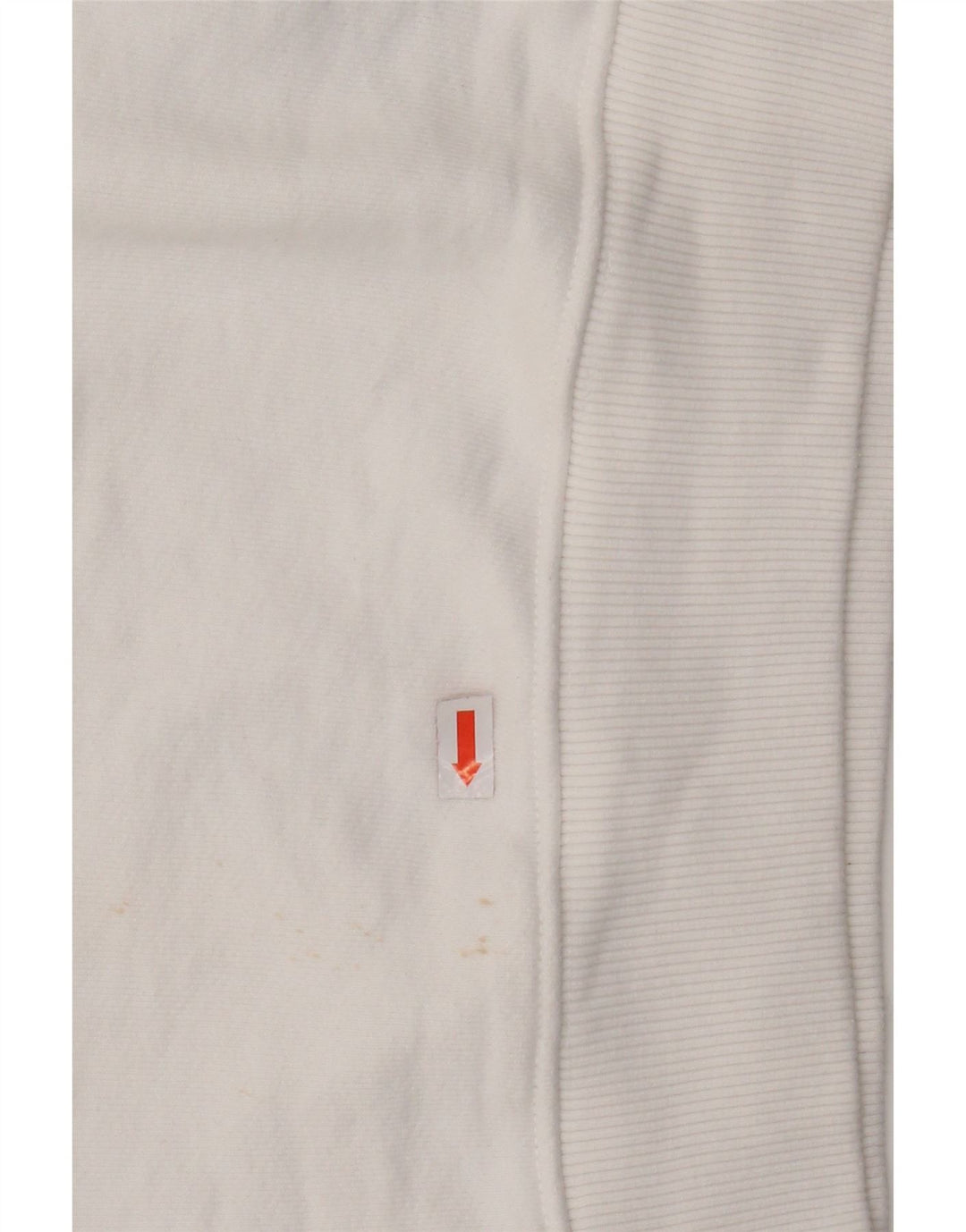 TOMMY HILFIGER Γυναικεία φούτερ μεγάλου μεγέθους Crop Jumper UK 6 XS Λευκό