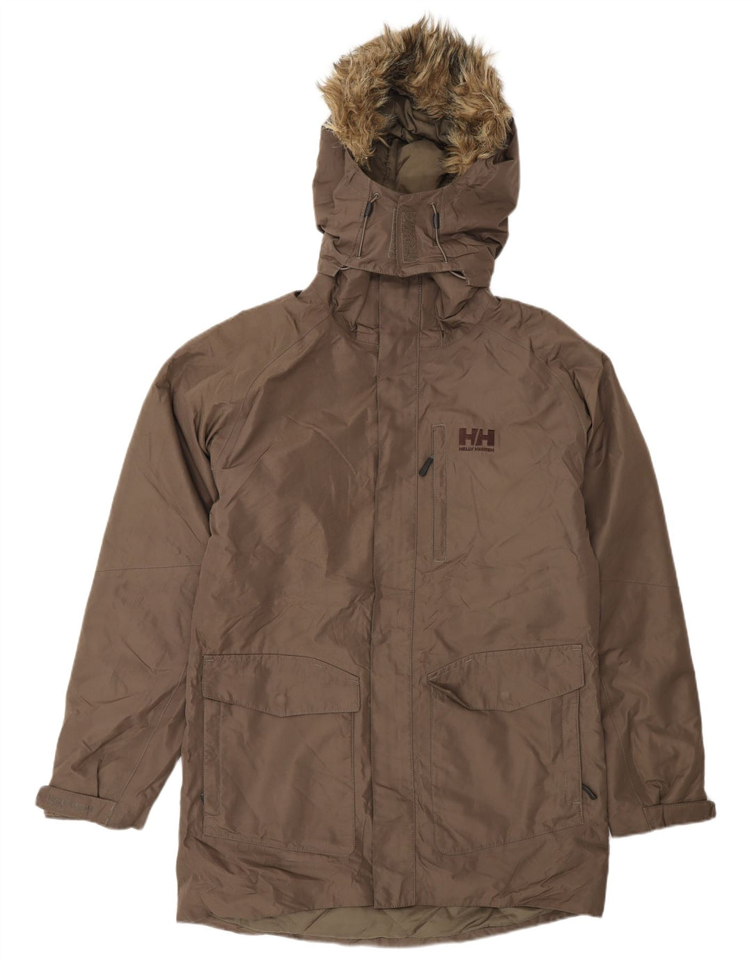 Helly Hansen Ανδρικό μπουφάν Parka με κουκούλα UK 38 Μεσαίο καφέ πολυεστέρας