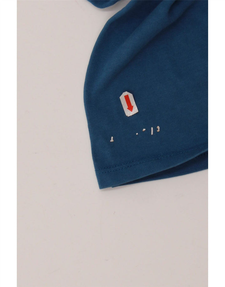 Ανδρικό μπλουζάκι NIKE με γραφικό αθλητικό κόψιμο, μεγάλο μπλε βαμβακερό