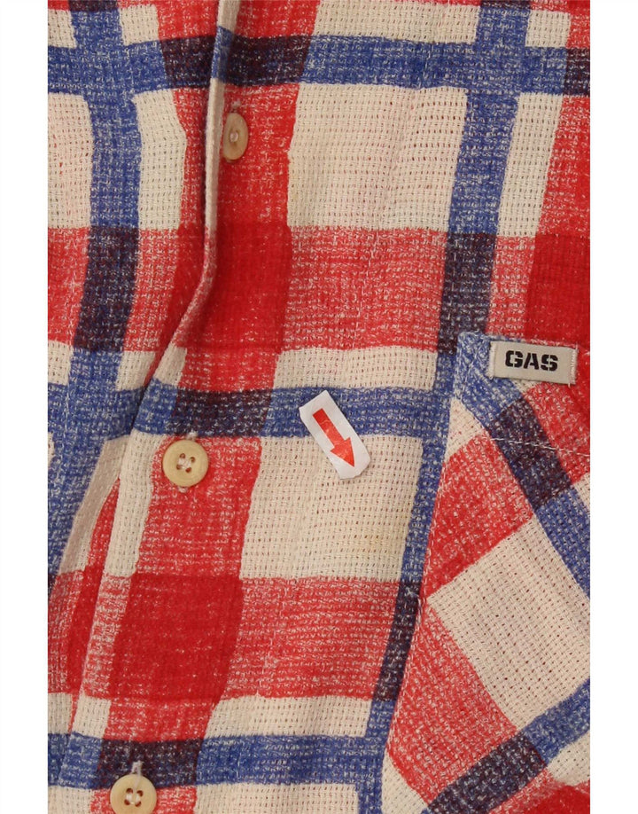 Ανδρικό πουκάμισο Gas XL Red Check Cotton