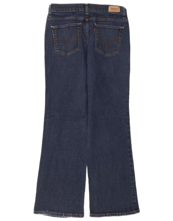 Levi's Womens 512 Perfectly Slimming Bootcut Jeans W31 L30 Blue Cotton