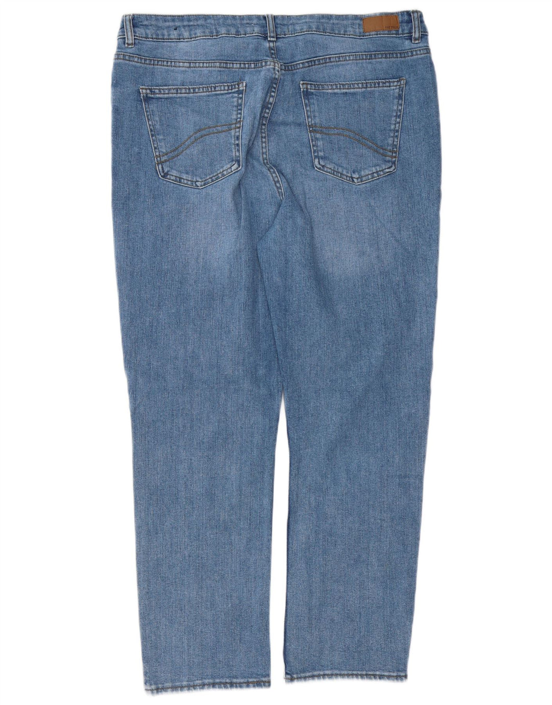 FAT FACE Γυναικείο Chesham Girlfriend Straight Jeans UK 16 Large W36 L28 Blue