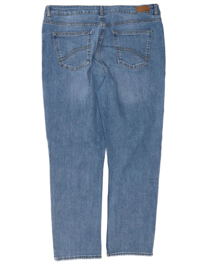 FAT FACE Γυναικείο Chesham Girlfriend Straight Jeans UK 16 Large W36 L28 Blue