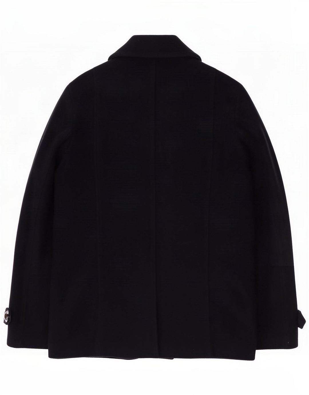Roy Rogers Ανδρικό παλτό μπιζελιού IT 50 Large Navy Blue Wool