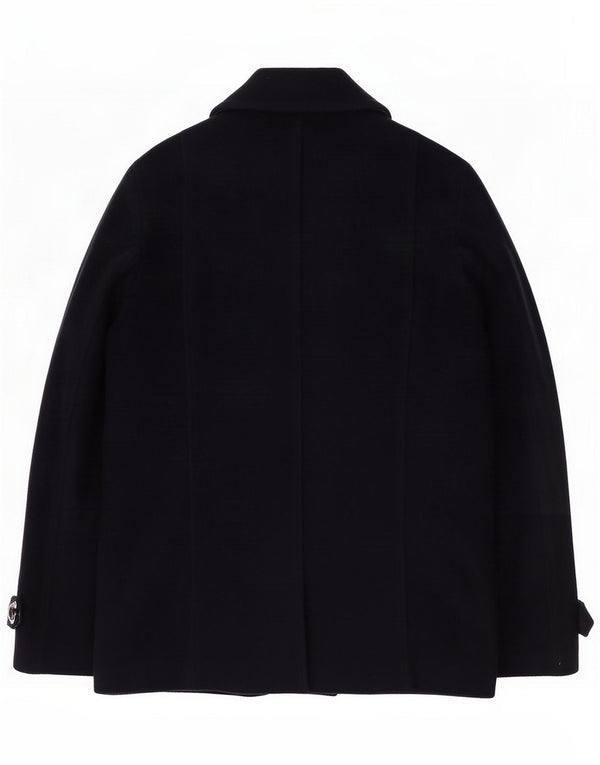 Roy Rogers Ανδρικό παλτό μπιζελιού IT 50 Large Navy Blue Wool