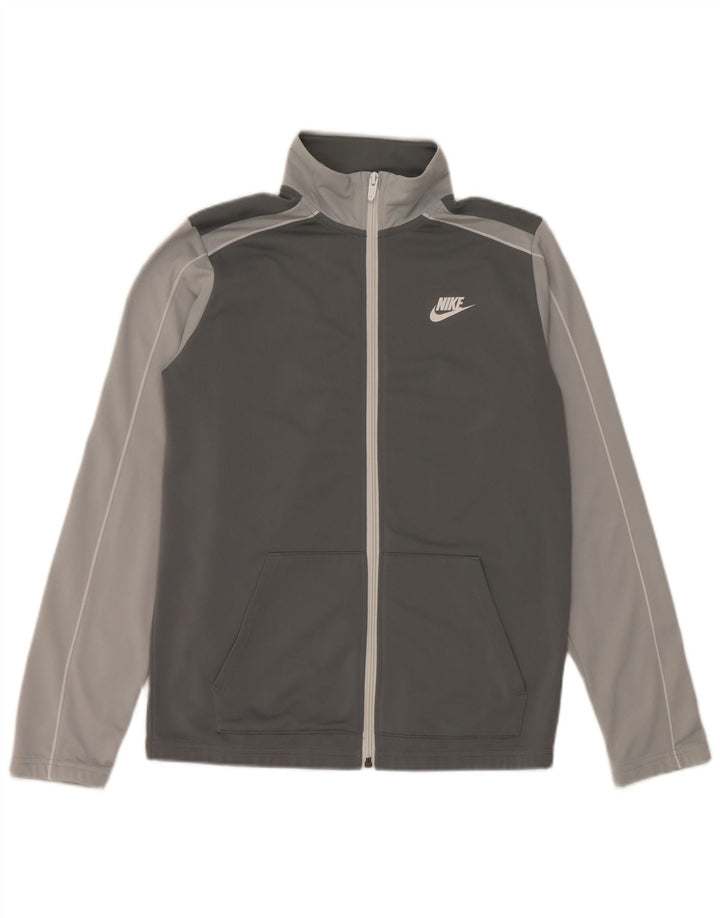 Μπουφάν NIKE Boys αθλητική φόρμα 13-14 ετών XL Grey Polyester
