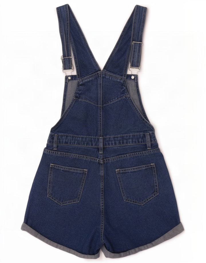 Vintage γυναικείο τζιν σορτς Dungarees W28 μεσαίο μπλε
