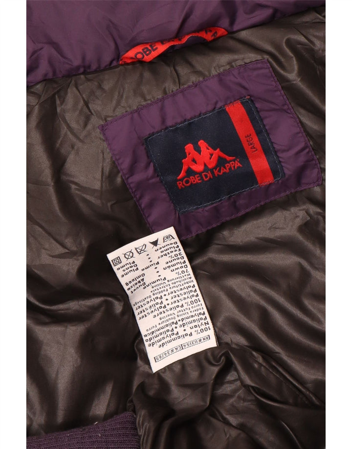 Kappa Ανδρικό μπουφάν UK 38 Large Purple Nylon