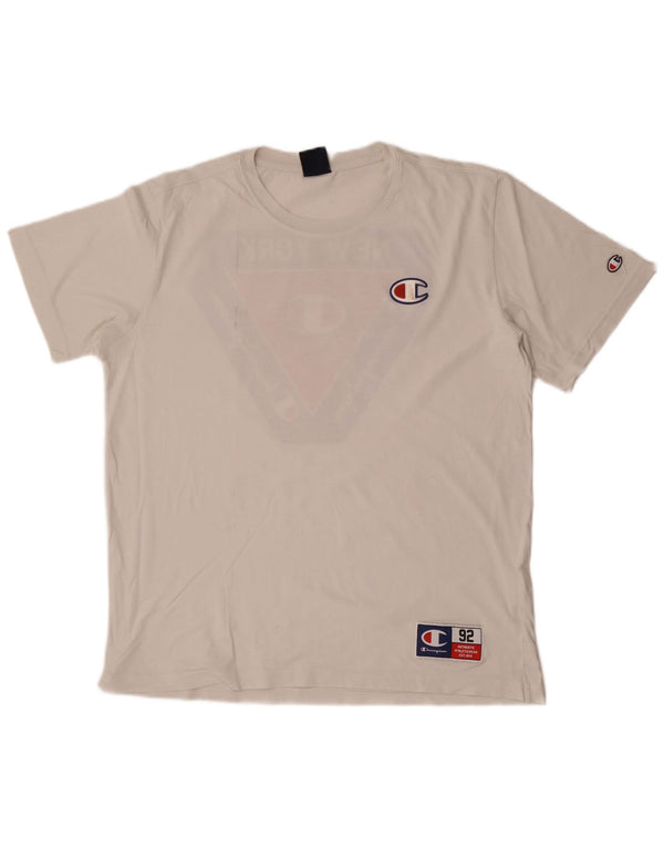 Ανδρικό γραφικό T-Shirt Champion New York Top XL Λευκό