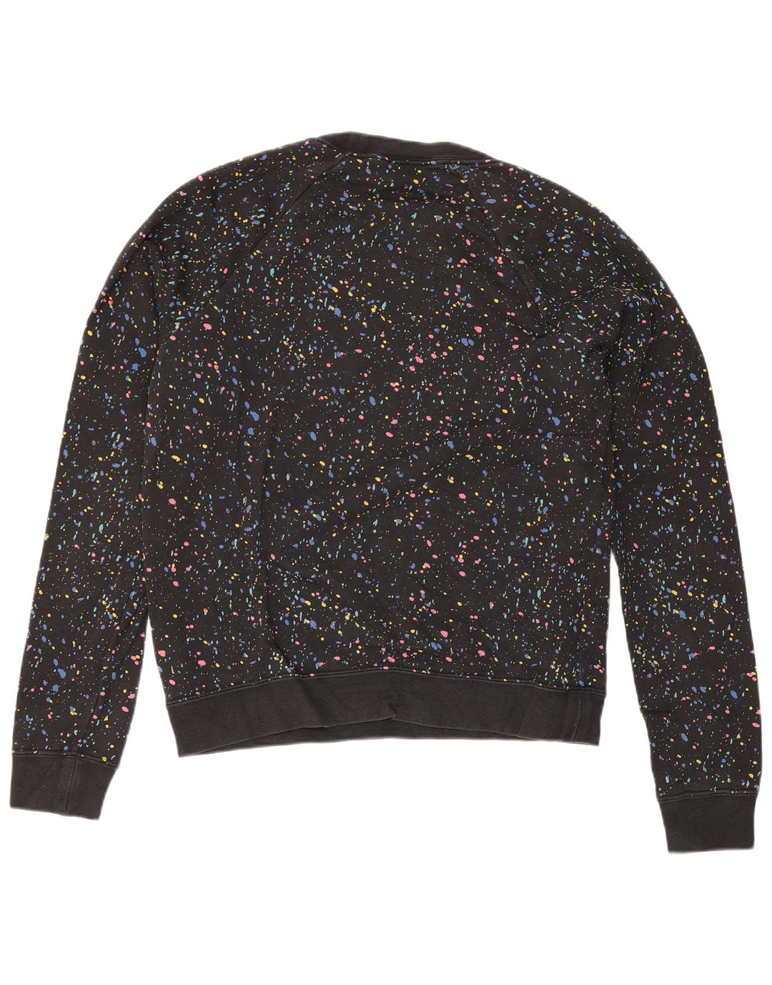 Γυναικείο γραφικό υπερμεγέθη φούτερ Nike Jumper UK 6 XS Black Spotted