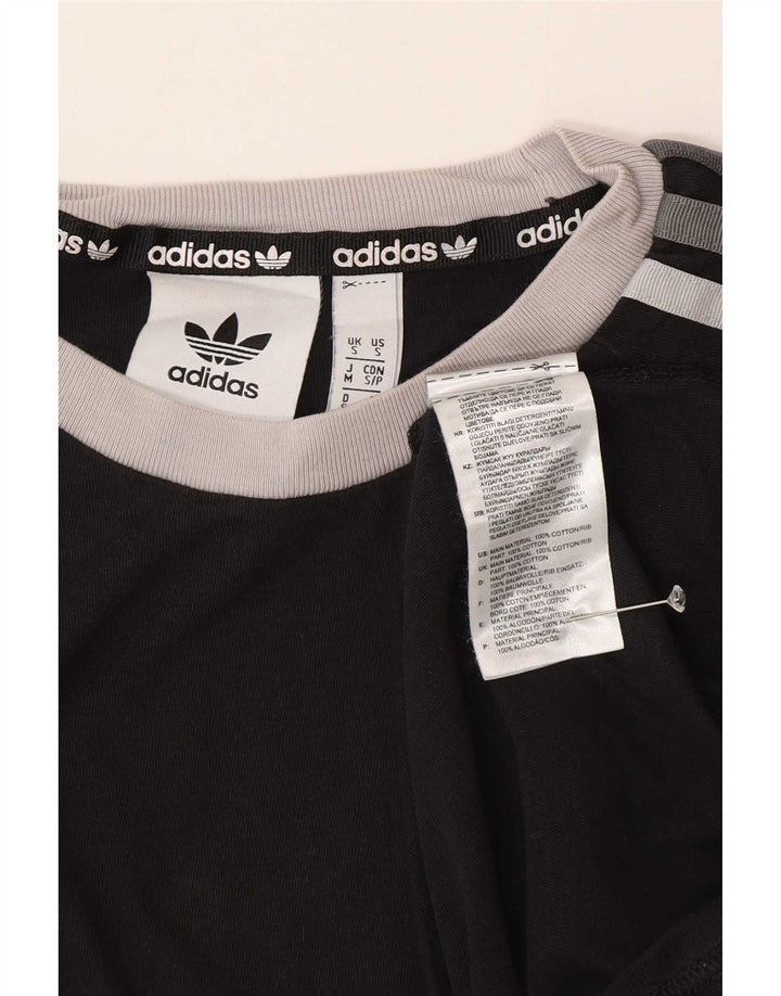 Ανδρικό T-Shirt Adidas Top Μικρό μαύρο βαμβακερό