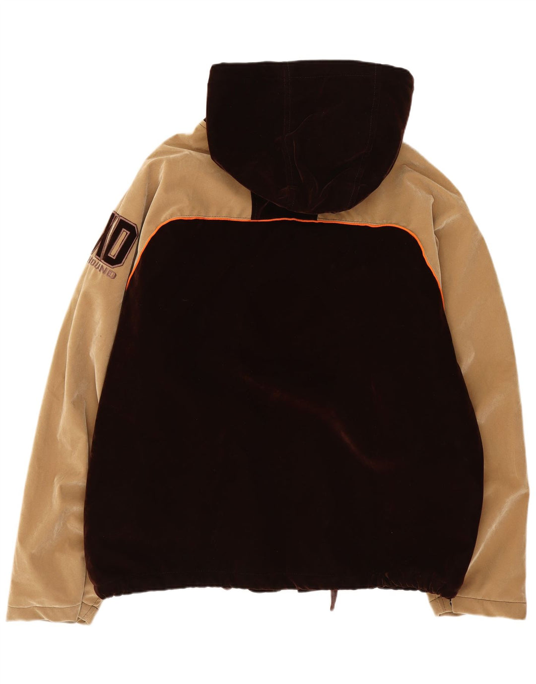 Foxhound Ανδρικό μπουφάν με κουκούλα UK 40 Large Brown Colourblock Πολυεστέρας