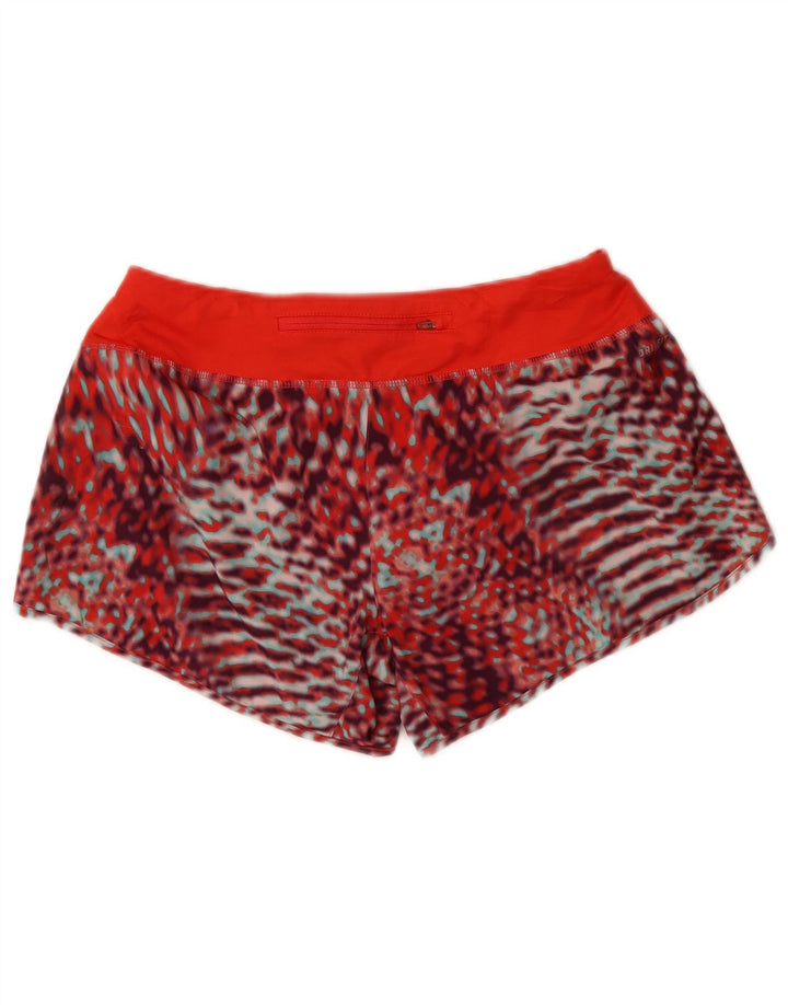 Γυναικείο αθλητικό σορτς Nike Dri Fit UK 14 μεσαίο κόκκινο πολυεστέρας παραλλαγής