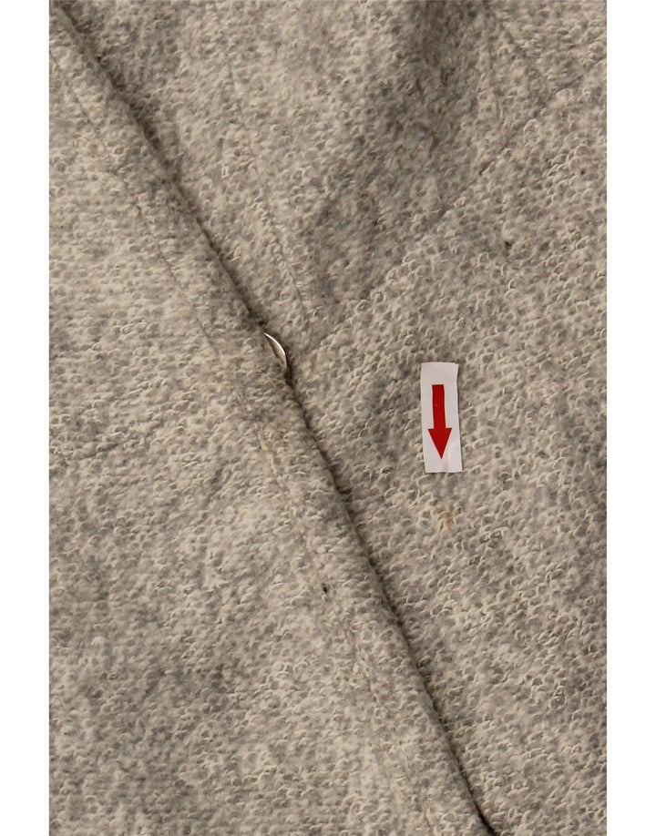 Zara Γυναικείο Παλτό UK 14 Large Grey Polyester
