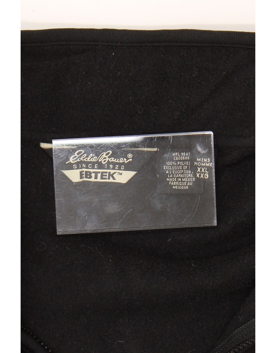 EDDIE BAUER Ανδρική Loose Fit Fleece Gilet UK 44 2XL Μαύρος Πολυεστέρας