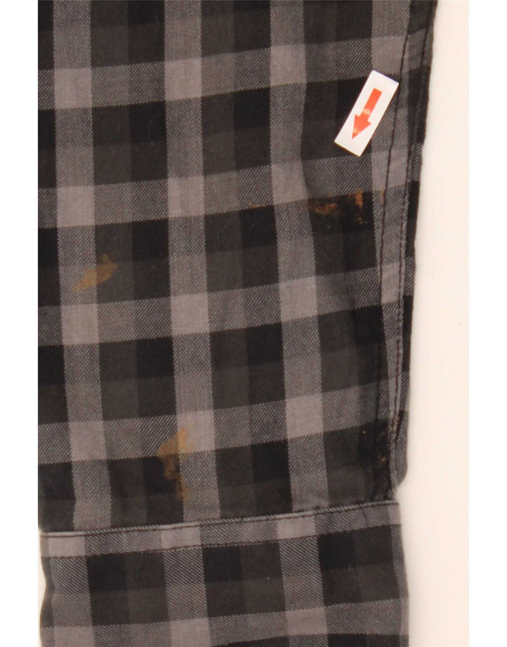 Ανδρικό φανελένιο πουκάμισο Vans Tailored Fit XL Μαύρο βαμβακερό Gingham