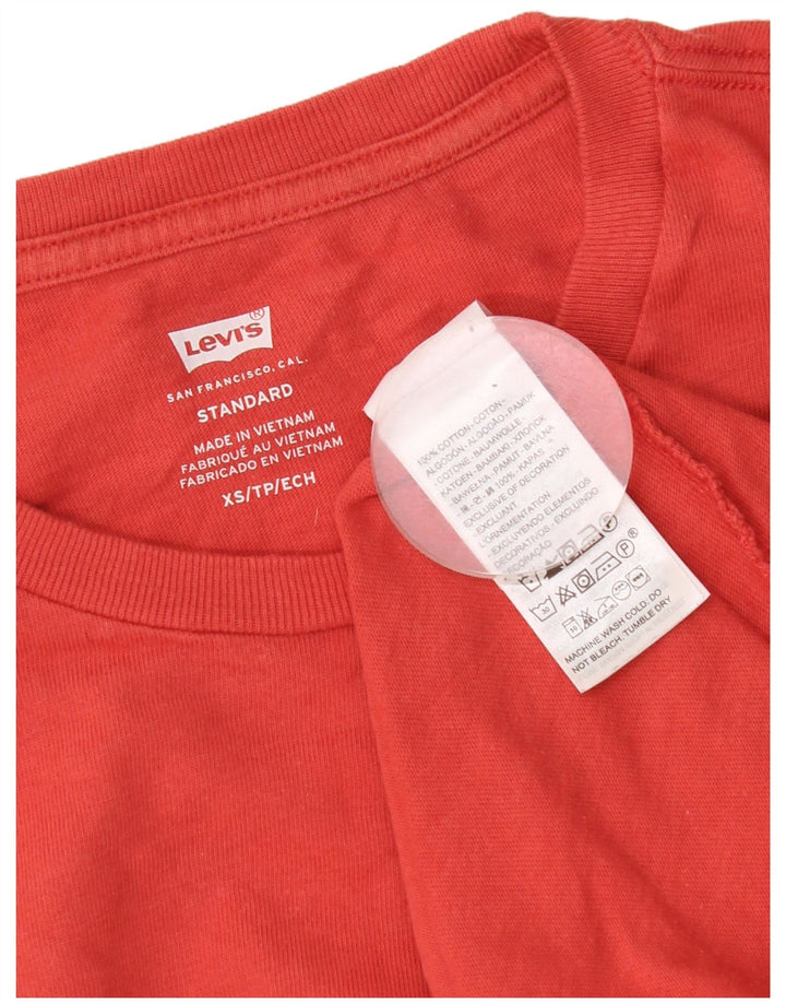 Ανδρικό T-Shirt Levi's Standard Top XS Red Cotton