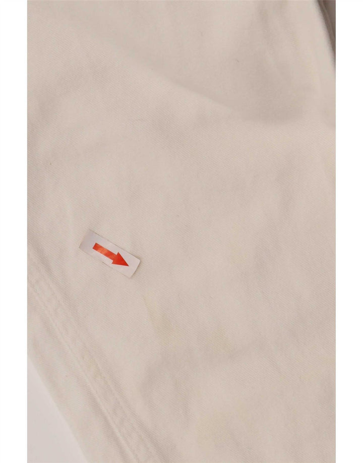 Vintage Γυναικείο Tapered Jeans IT 46 Large W30 L32 White