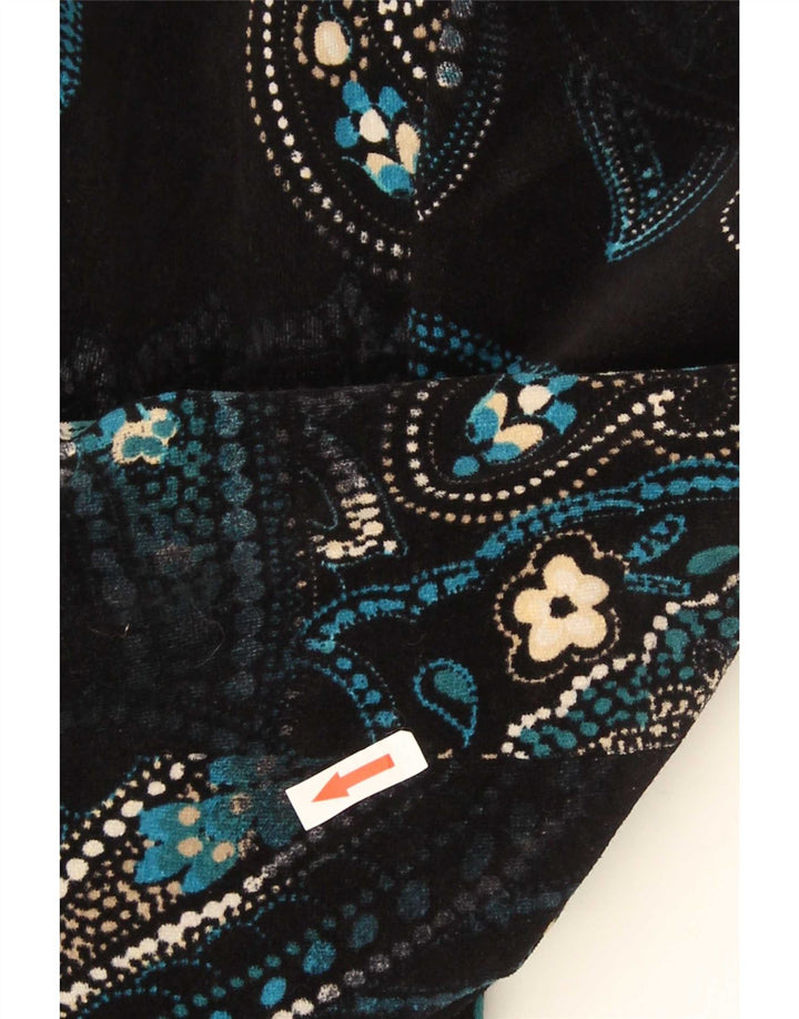 Vintage γυναικείο σακάκι 2 κουμπιών IT 48 XL Navy Blue Paisley Cotton