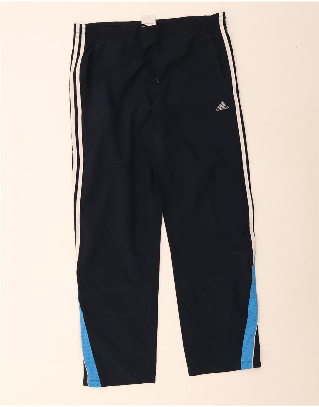 Ανδρική αθλητική φόρμα Adidas Παντελόνι Μεγάλο μπλε Navy Colourblock Πολυεστέρας